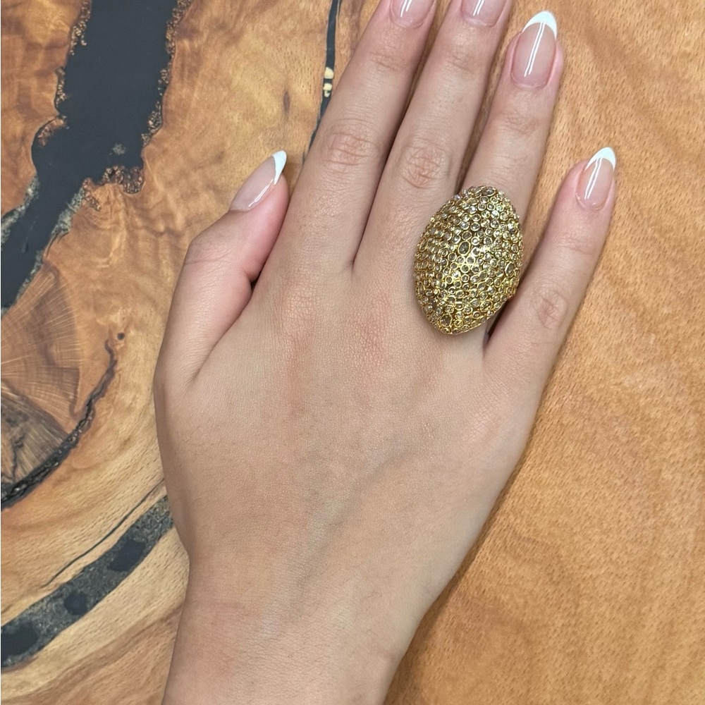 Champagne Diamonds Cocktail Ring